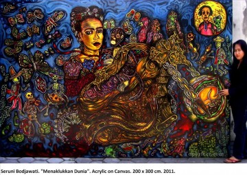 セルニ・ボジャワティの『フリーダ』 フェミニズム フリーダ・カーロ Oil Paintings